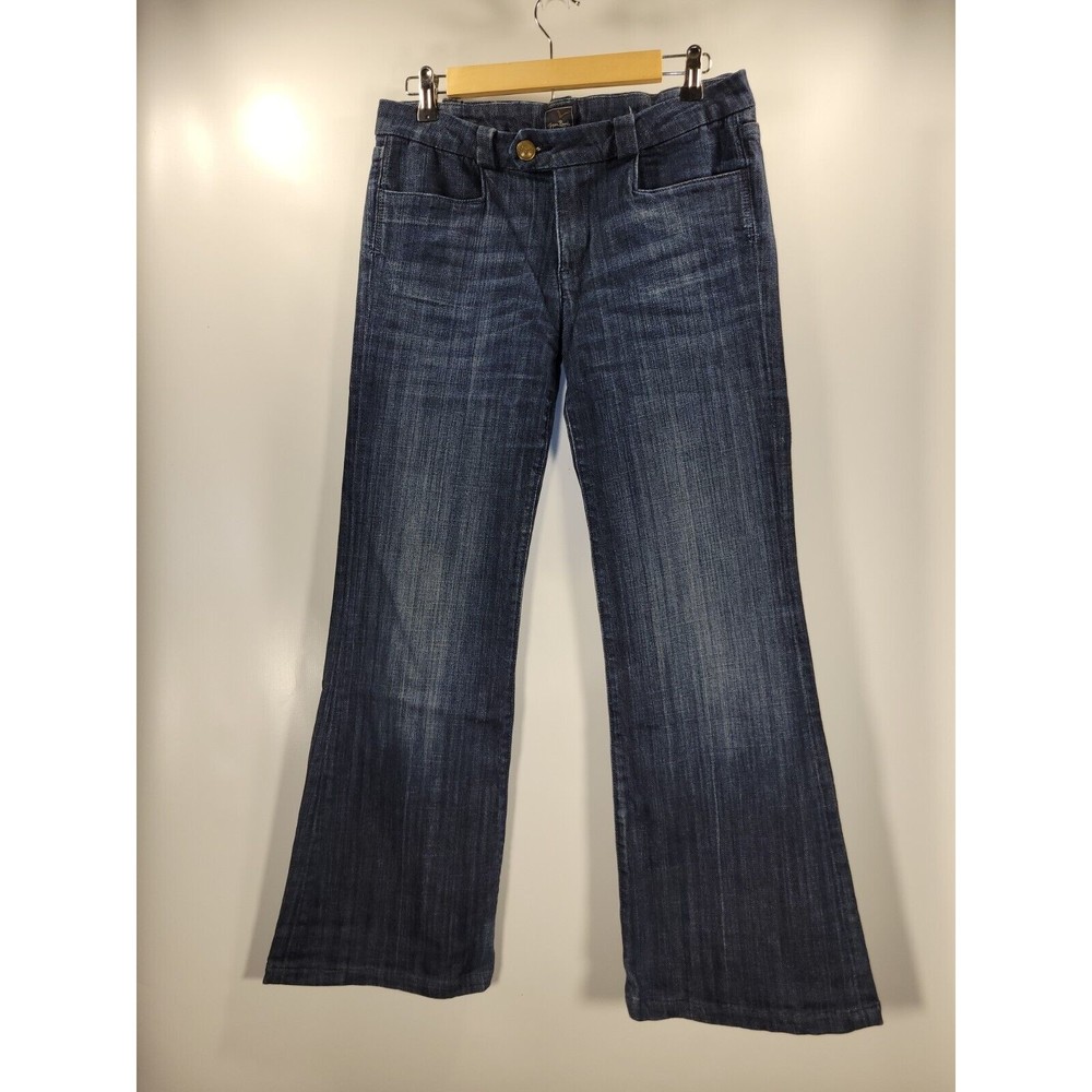 Vigoss Brand Women's Blue Denim Jeans 29 Bootcut Wide Leg